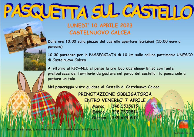 Castelnuovo Calcea | "Pasquetta sul castello"